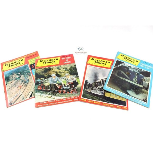 4 VTG 1966 Railroad Model Craftsman Magazine Lot JUNE JULY SEPTEMBER DEC… - Picture 1 of 7